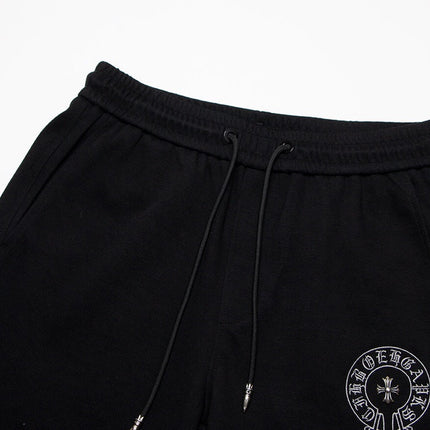 SHORT CHROME HEARTS PAINT DRIP NOIR