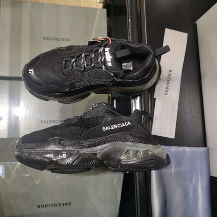 BALENCIAGA TRIPLE S x NOIR GEL