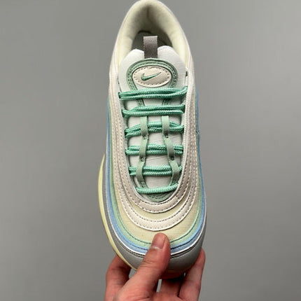 NIKE Air Max 97 "Enamel Vert Sail Worn Bleu"