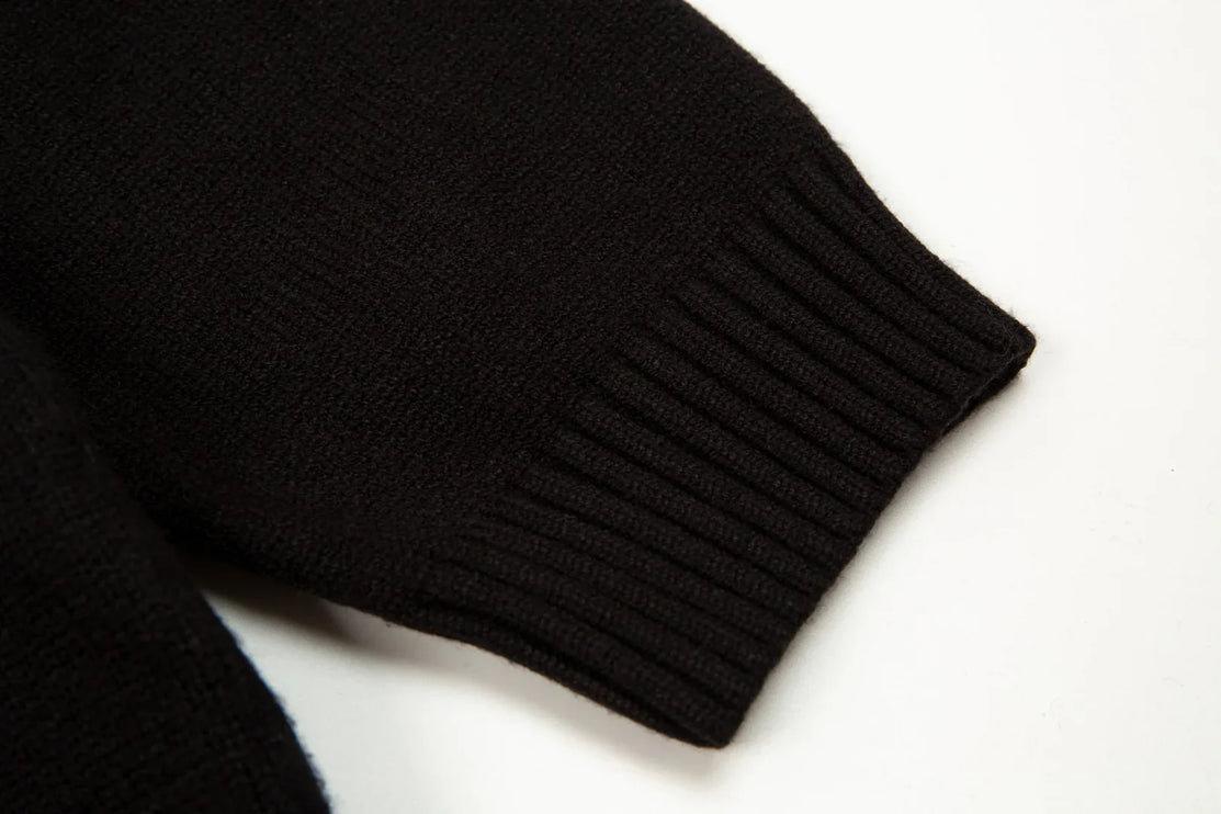 Sweat à capuche avec patch croix noire Chrome Hearts Noir