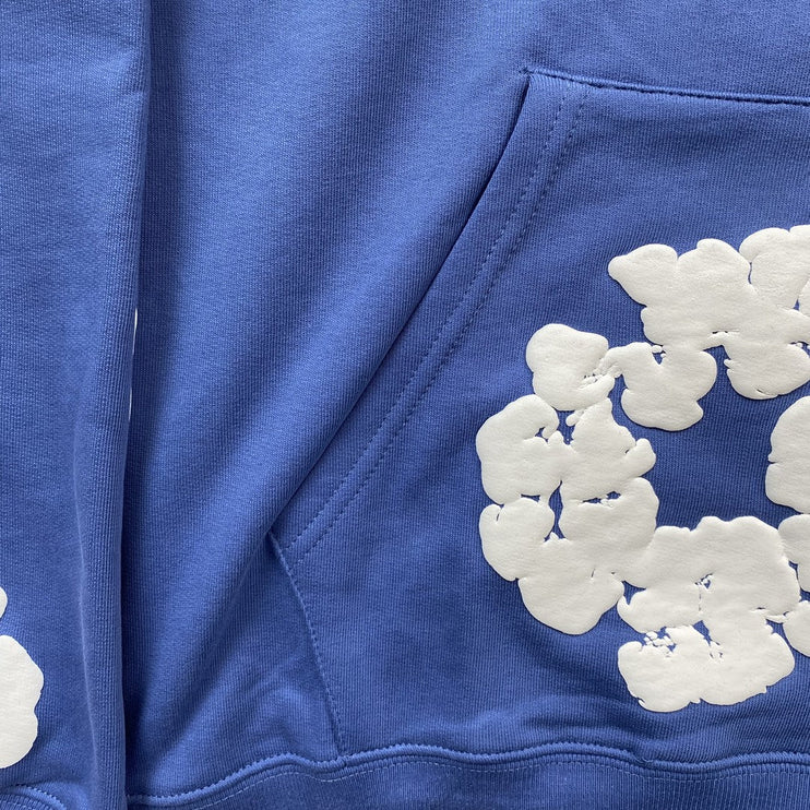 Sweat à capuche Denim Tears bleu