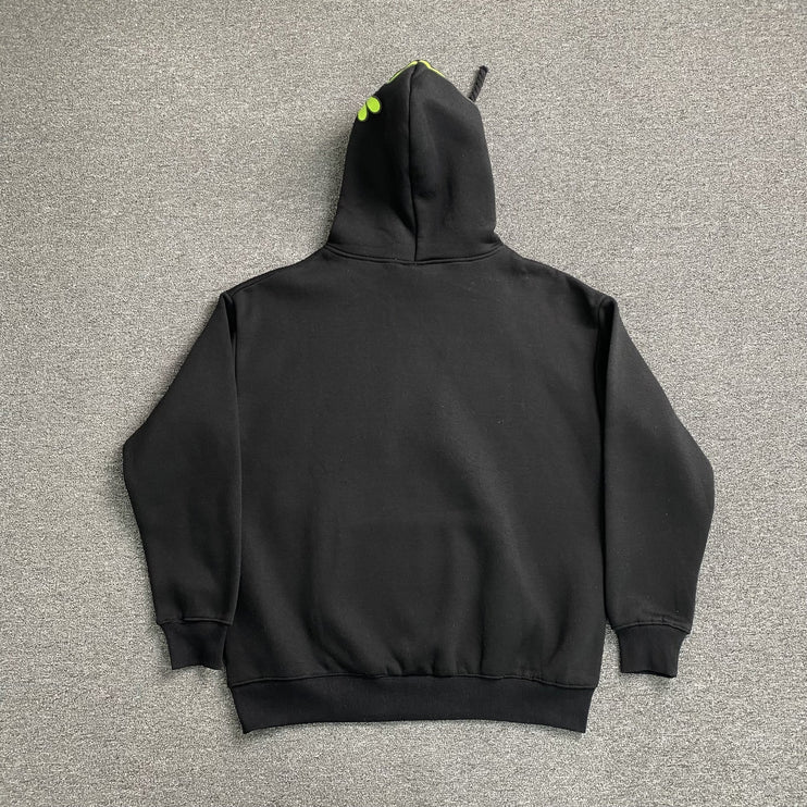 Sweat à capuche avec logo Syna World Hood noir