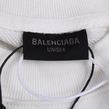 Balenciaga White Sweatshirt