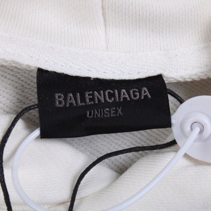 Balenciaga White Hoodie