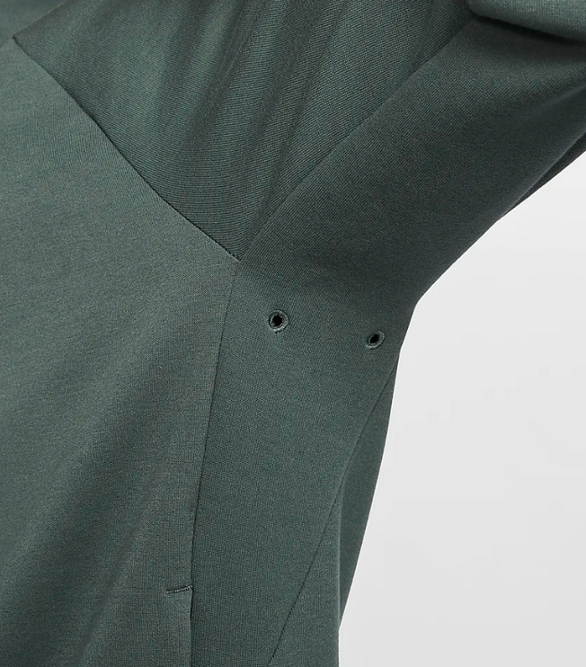 SWEAT A CAPUCHE ZIP NIKE VERT