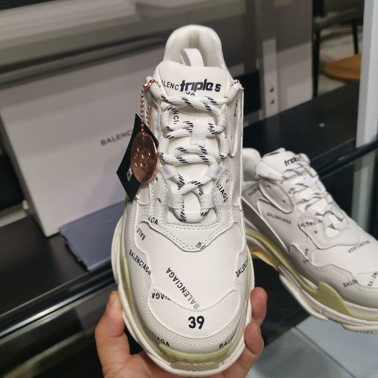 BALENCIAGA TRIPLE S x BLANC MONOGRAM