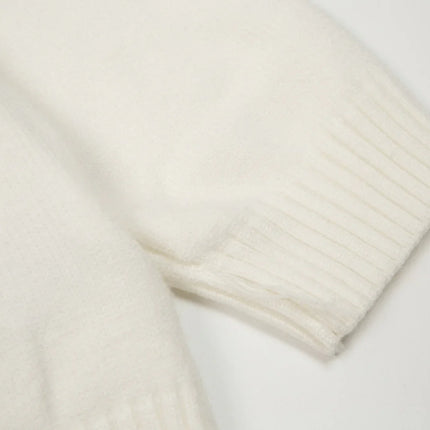 Sweat à capuche avec patch croix noire Chrome Hearts blanc