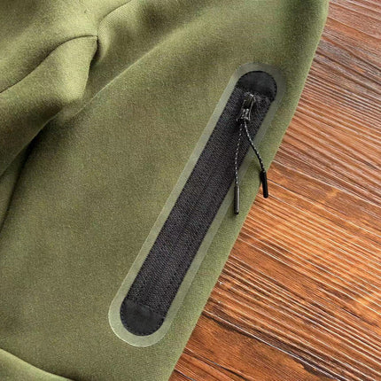 Sweat à capuche Nike Tech Fleece x Vert olive