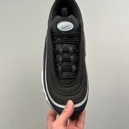 NIKE Air Max 97 " Noir Obsidienne Foncée Bleu Université"