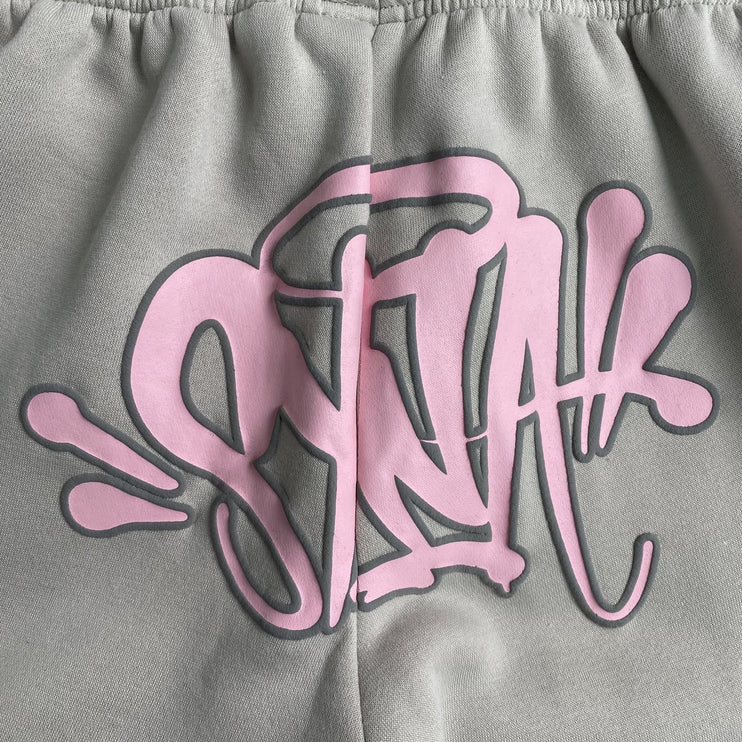 PANTALON DE SURVÊTEMENT SYNA WORLD LOGO SYNA GRIS ROSE