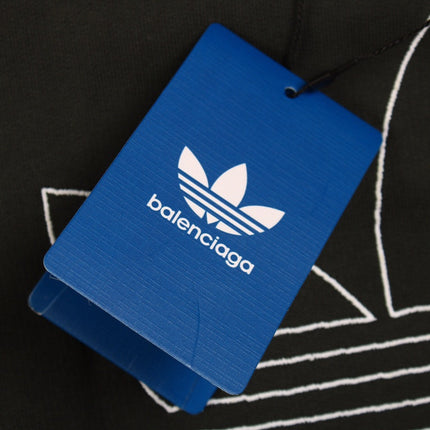 BALENCIAGA x ADIDAS HOODIE BLACK