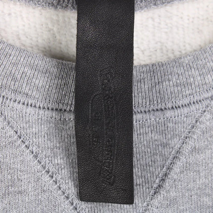 SWEAT-SHIRT CHROME HEARTS CROSS PATCH GRIS