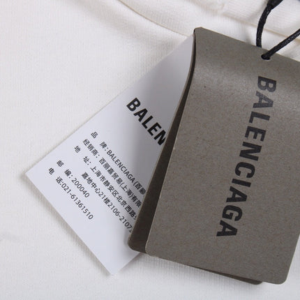 Balenciaga White Be Yourself Hoodie