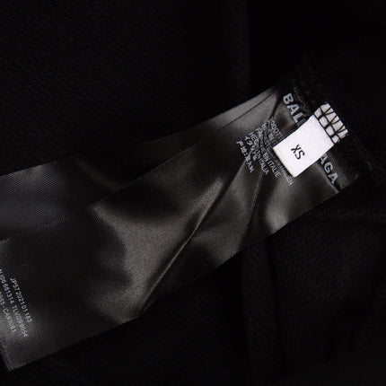BALENCIAGA PARIS TEAM HOODIE BLACK