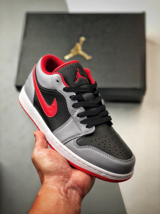 Air Jordan 1 Low "Shadow Toe Gym Red"