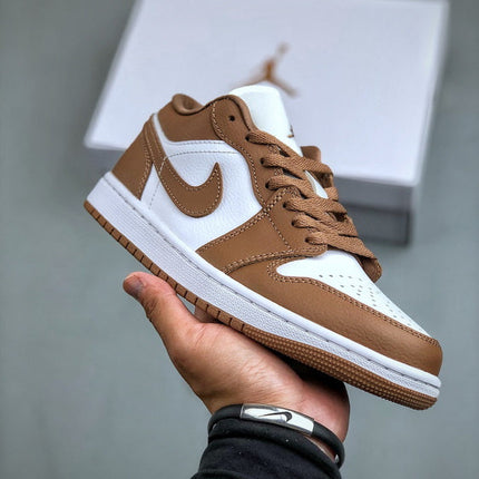 Air Jordan 1 Low "brown and white"
