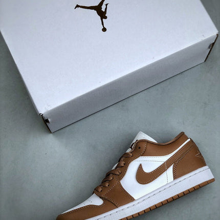 Air Jordan 1 Low "brown and white"