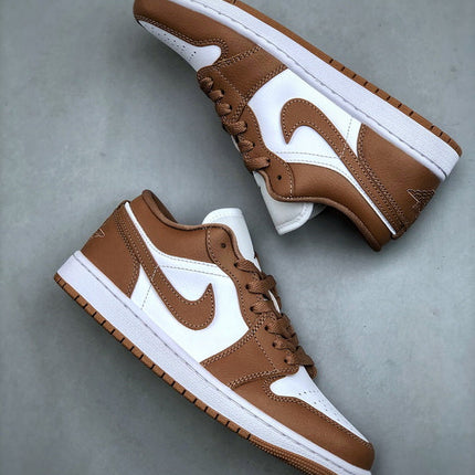 Air Jordan 1 Low "brown and white"