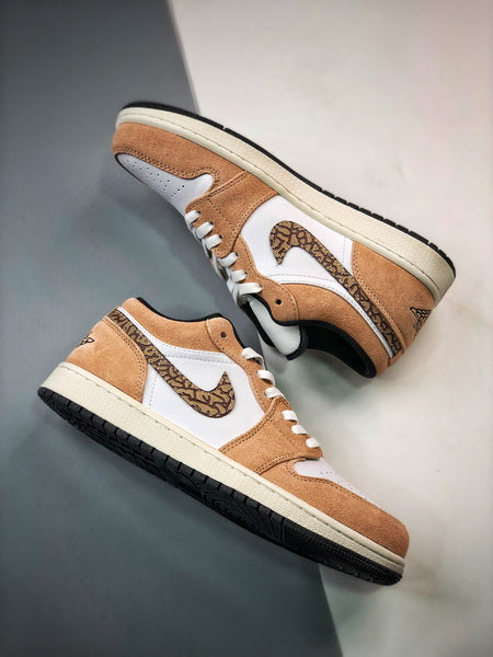 Air Jordan 1 Low édition spéciale Brown Elephant