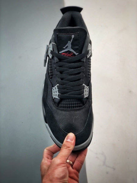 Air Jordan 4 Retro SE "Black Canvas"