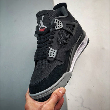 Air Jordan 4 Retro SE "Black Canvas"