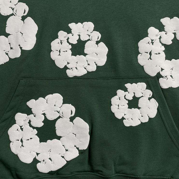 Sweat à capuche Denim Tears vert