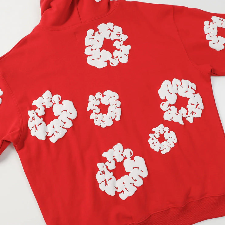 Sweat à capuche Denim Tears rouge