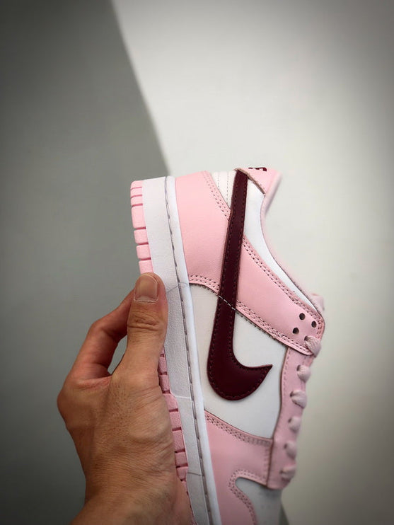 NIKE Dunk Low Pink Red White