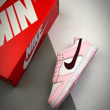 NIKE Dunk Low Pink Red White