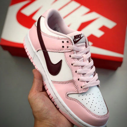 NIKE Dunk Low Pink Red White