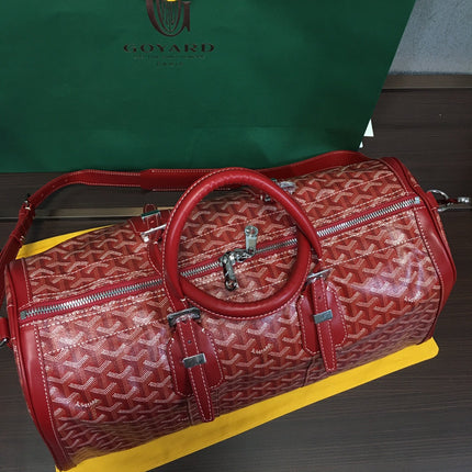 SAC GOYARD BOSTON 50 TRAVEL BAG rouge