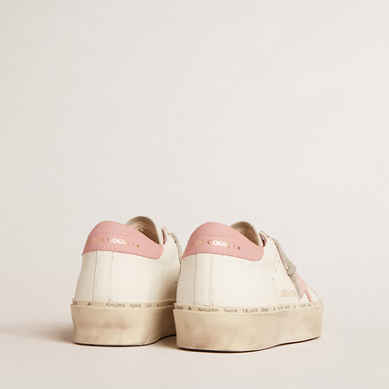 Golden Goose Hi Star Sneaker – Pink Suede Star