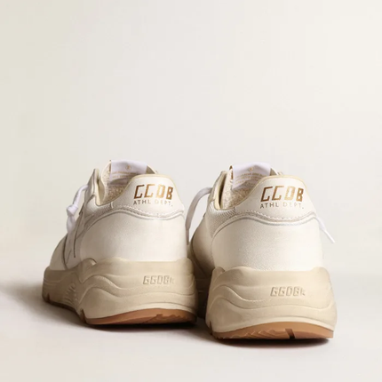 Golden Goose Running Sole White Mesh Sneaker