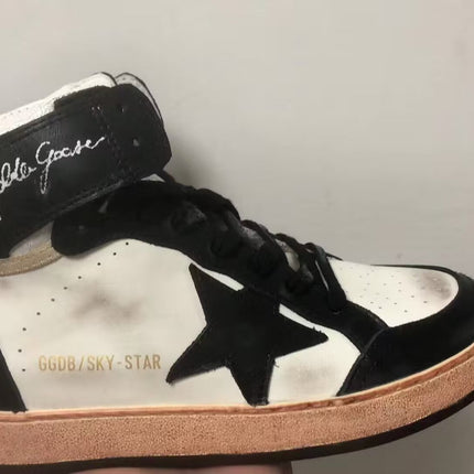 Golden Goose Sky-Star – Black and White