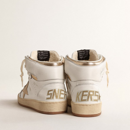 Golden Goose Sky-Star – White and Gold