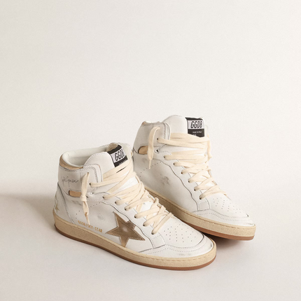 Golden Goose Sky-Star – White and Gold