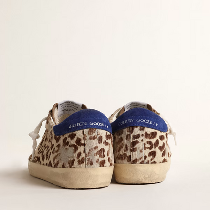 Golden Goose Super-Star Pony Hair Leopard Sneaker