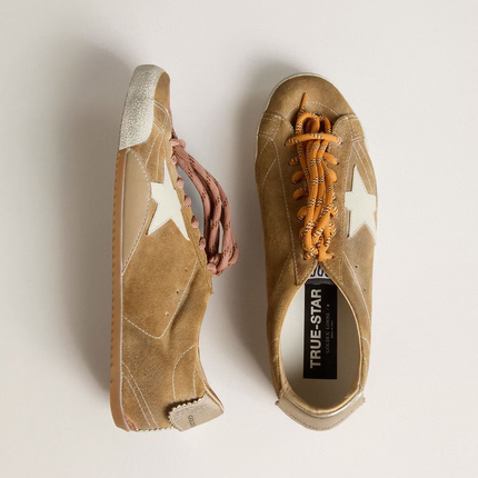 Golden Goose TrueStar Sneaker Tan Suede