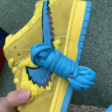 SB Dunk Low Pro x Grateful Dead Bears Opti Yellow