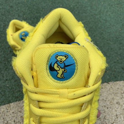 SB Dunk Low Pro x Grateful Dead Bears Opti Yellow