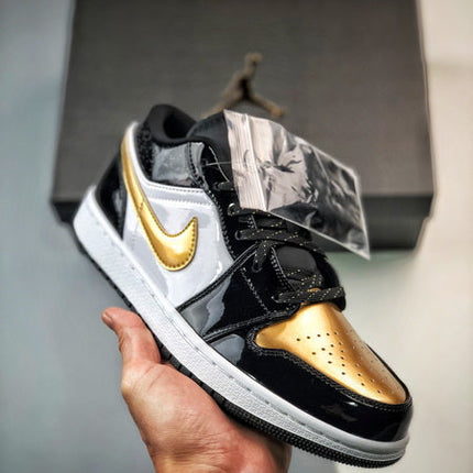 Jordan 1 Low ALT Noir Metallic Doré Blanc