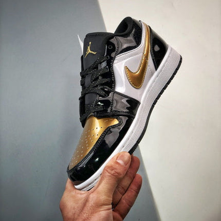 Jordan 1 Low ALT Noir Metallic Doré Blanc