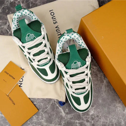 LOUIS VUITTON SKATE SNEAKER VERT BLANC