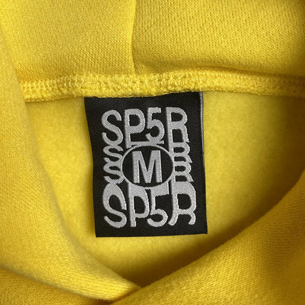 Sweat à capuche SP5DER 5 étoiles jaune