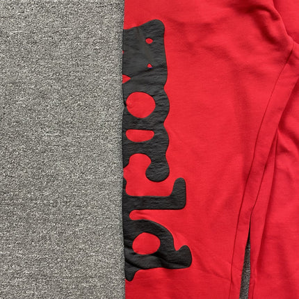 PANTALON DE SURVÊTEMENT SP5DER BELUGA ROUGE
