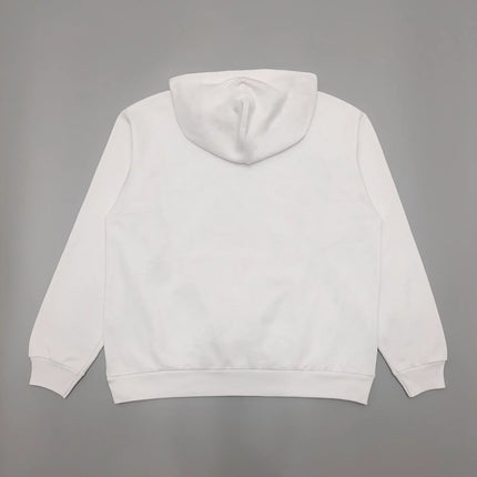 Sweat à capuche Web SP5DER OG strass blanc