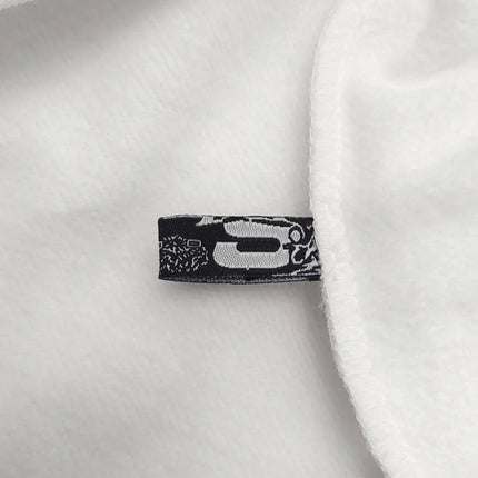 Sweat à capuche Web SP5DER OG strass blanc
