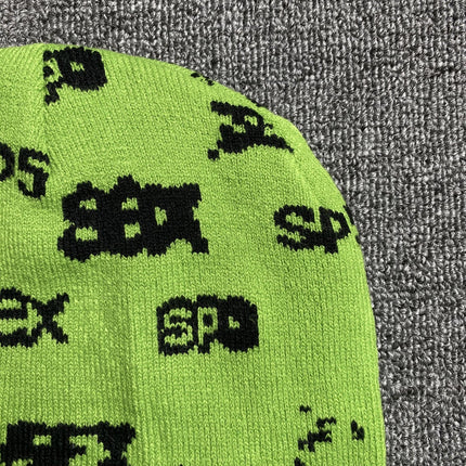 Bonnet SP5DER SEX SKULLY SLIME vert