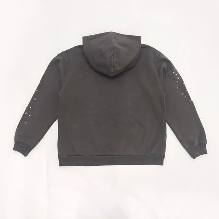 Sweat à capuche SP5DER WEB gris ardoise
