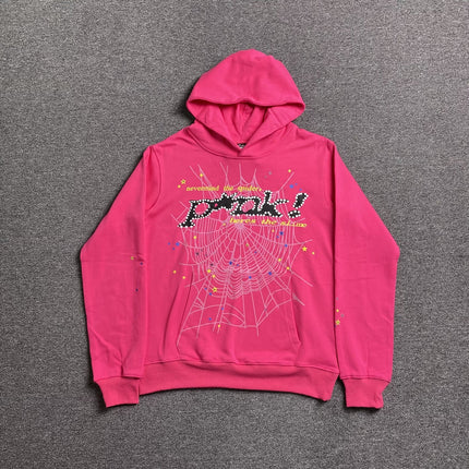 Sweat à capuche rose SP5DER P*NK